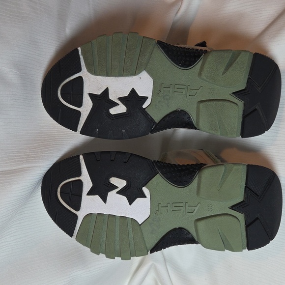 ASH SANDAL Green and Cream - Picture 5 of 10